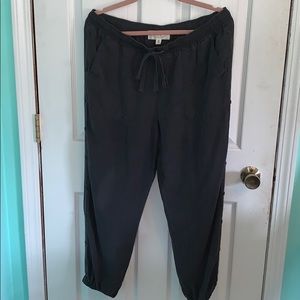 Anthropologie pants with button detail | large